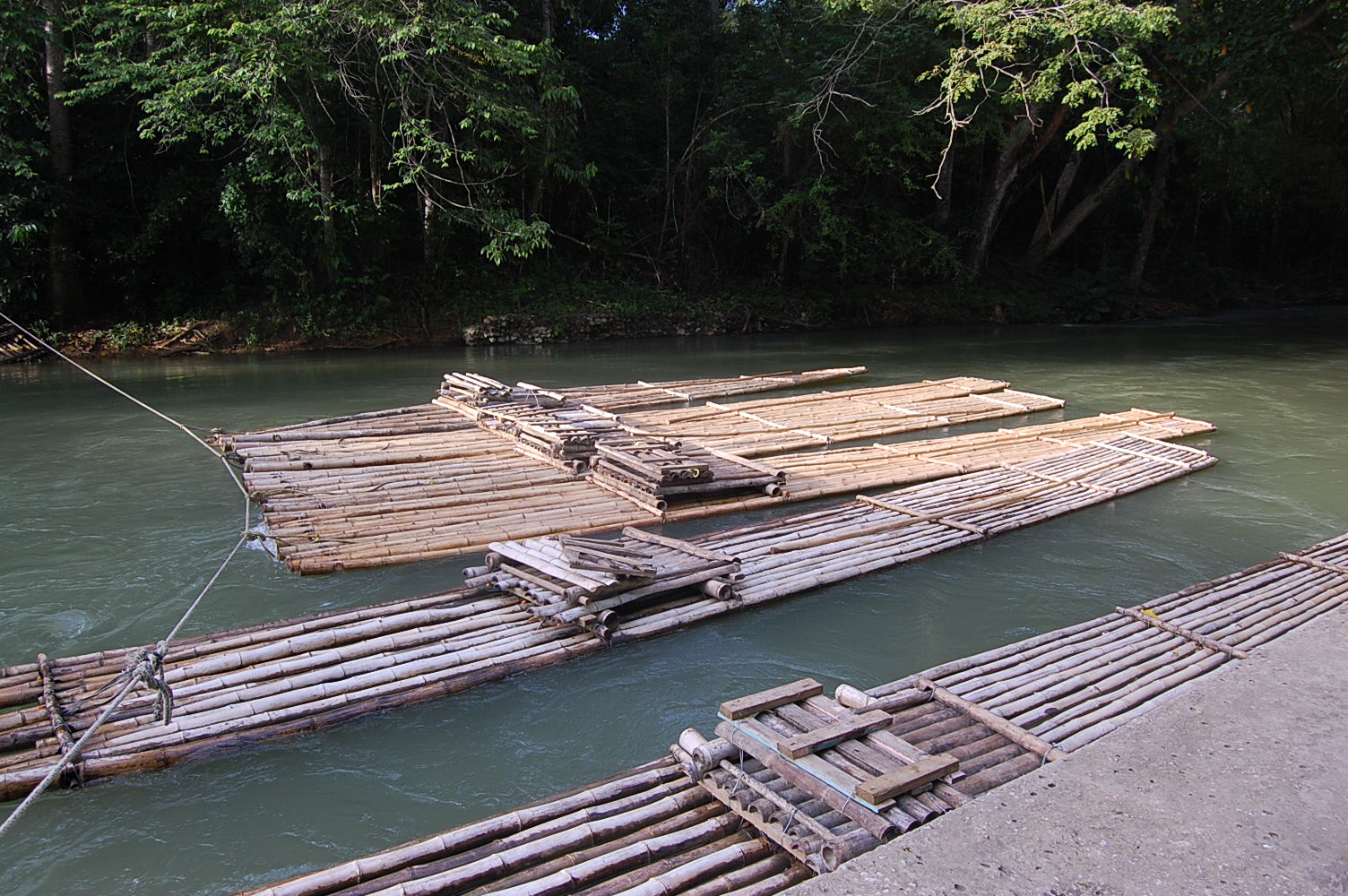 Bamboo Rafting 